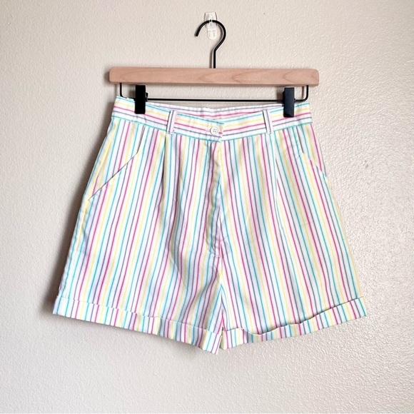 Hunter’s Glen Pants - Vintage Multicolored Stripe Shorts